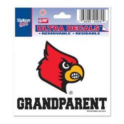 University Of Louisville Cardinals Grandparent - 3x4 Ultra Decal