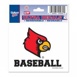 University Of Louisville Cardinals Baseball - 3x4 Ultra Decal