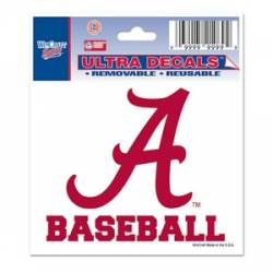 University of Alabama Crimson Tide Baseball - 3x4 Ultra Decal
