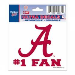 University of Alabama Crimson Tide #1 Fan - 3x4 Ultra Decal