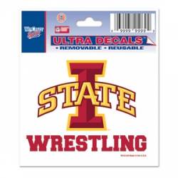 Iowa State University Cyclones Wrestling - 3x4 Ultra Decal