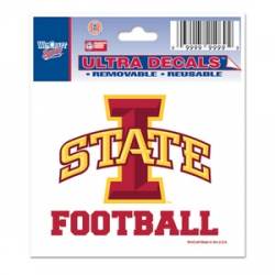 Iowa State University Cyclones Football - 3x4 Ultra Decal