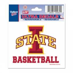 Iowa State University Cyclones Basketball - 3x4 Ultra Decal