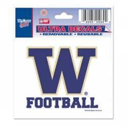 University Of Washington Huskies Football - 3x4 Ultra Decal