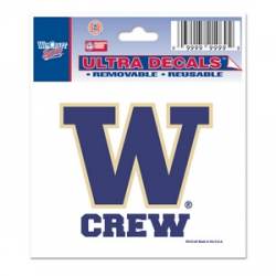 University Of Washington Huskies Crew - 3x4 Ultra Decal