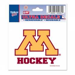 University Of Minnesota Golden Gophers Hockey - 3x4 Ultra Decal