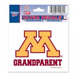 University Of Minnesota Golden Gophers Grandparent - 3x4 Ultra Decal