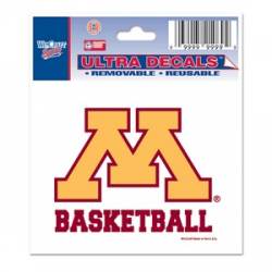 University Of Minnesota Golden Gophers Basketball - 3x4 Ultra Decal