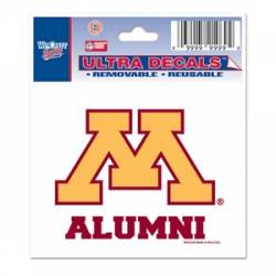 University Of Minnesota Golden Gophers Alumni - 3x4 Ultra Decal