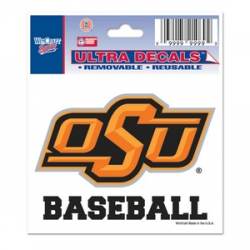 Oklahoma State University Cowboys Baseball - 3x4 Ultra Decal