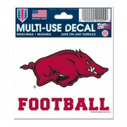 University Of Arkansas Razorbacks Football - 3x4 Ultra Decal