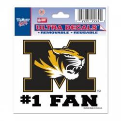 University Of Missouri Tigers #1 Fan - 3x4 Ultra Decal