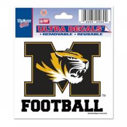 University Of Missouri Tigers Football - 3x4 Ultra Decal