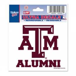 Texas A&M University Aggies Alumni - 3x4 Ultra Decal
