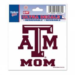 Texas A&M University Aggies Mom - 3x4 Ultra Decal