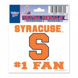 Syracuse University Orange #1 Fan - 3x4 Ultra Decal