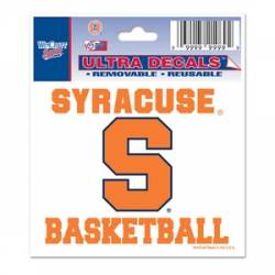 Syracuse University Orange Basketball - 3x4 Ultra Decal