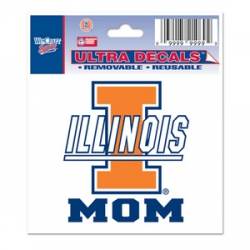 University Of Illinois Fighting Illini Mom - 3x4 Ultra Decal