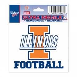 University Of Illinois Fighting Illini Football - 3x4 Ultra Decal