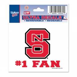 North Carolina State University Wolfpack #1 Fan - 3x4 Ultra Decal