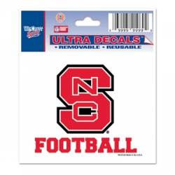 North Carolina State University Wolfpack Football - 3x4 Ultra Decal