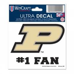 Purdue University Boilermakers #1 Fan - 3x4 Ultra Decal