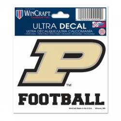 Purdue University Boilermakers Football - 3x4 Ultra Decal
