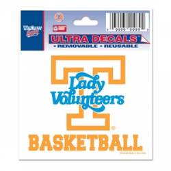 University Of Tennessee Lady Volunteers Basketball - 3x4 Ultra Decal