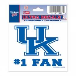 University Of Kentucky Wildcats #1 Fan - 3x4 Ultra Decal