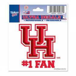 University Of Houston Cougars #1 Fan - 3x4 Ultra Decal