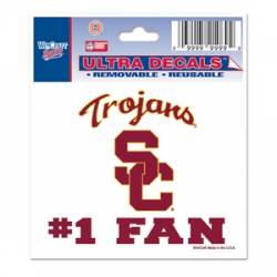 University Of Southern California USC Trojans #1 Fan - 3x4 Ultra Decal