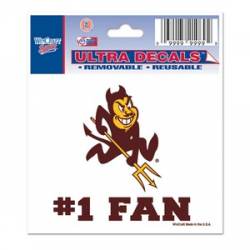 Arizona State University Sun Devils #1 Fan - 3x4 Ultra Decal