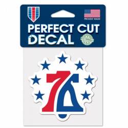 Philadelphia 76ers Gaming Logo - 4x4 Die Cut Decal