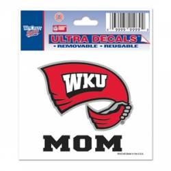 Western Kentucky University Hilltoppers Mom - 3x4 Ultra Decal