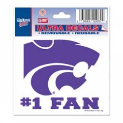 Kansas State University Wildcats #1 Fan - 3x4 Ultra Decal