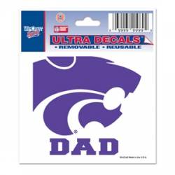 Kansas State University Wildcats Dad - 3x4 Ultra Decal