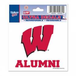 University Of Wisconsin Badgers Alumni - 3x4 Ultra Decal