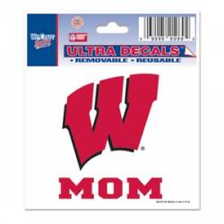 University Of Wisconsin Badgers Mom - 3x4 Ultra Decal