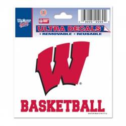 University Of Wisconsin Badgers Basketball - 3x4 Ultra Decal