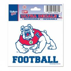 Fresno State University Bulldogs Football - 3x4 Ultra Decal