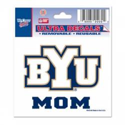 Brigham Young University Cougars BYU Mom - 3x4 Ultra Decal