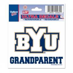 Brigham Young University Cougars BYU Grandparent - 3x4 Ultra Decal