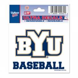 Brigham Young University Cougars BYU Baseball - 3x4 Ultra Decal