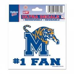 University Of Memphis Tigers #1 Fan - 3x4 Ultra Decal