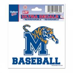 University Of Memphis Tigers Baseball - 3x4 Ultra Decal