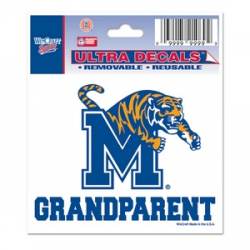 University Of Memphis Tigers Grandparent - 3x4 Ultra Decal