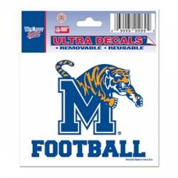 University Of Memphis Tigers Football - 3x4 Ultra Decal