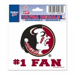 Florida State University Seminoles #1 Fan - 3x4 Ultra Decal