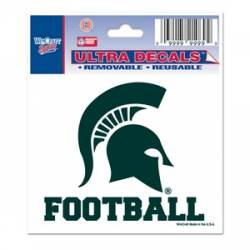 Michigan State University Spartans Football - 3x4 Ultra Decal