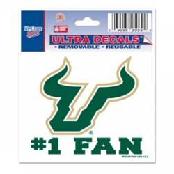 University Of South Florida Bulls #1 Fan - 3x4 Ultra Decal